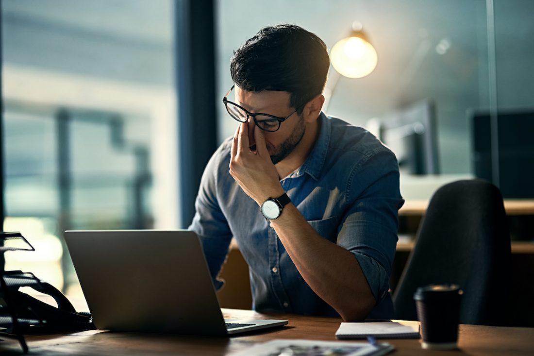 Burnout is killing his career Stress and burnout at work