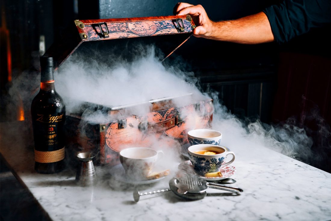 smoking-treasure-chest Gin Lane among the best gin bars in Australia.