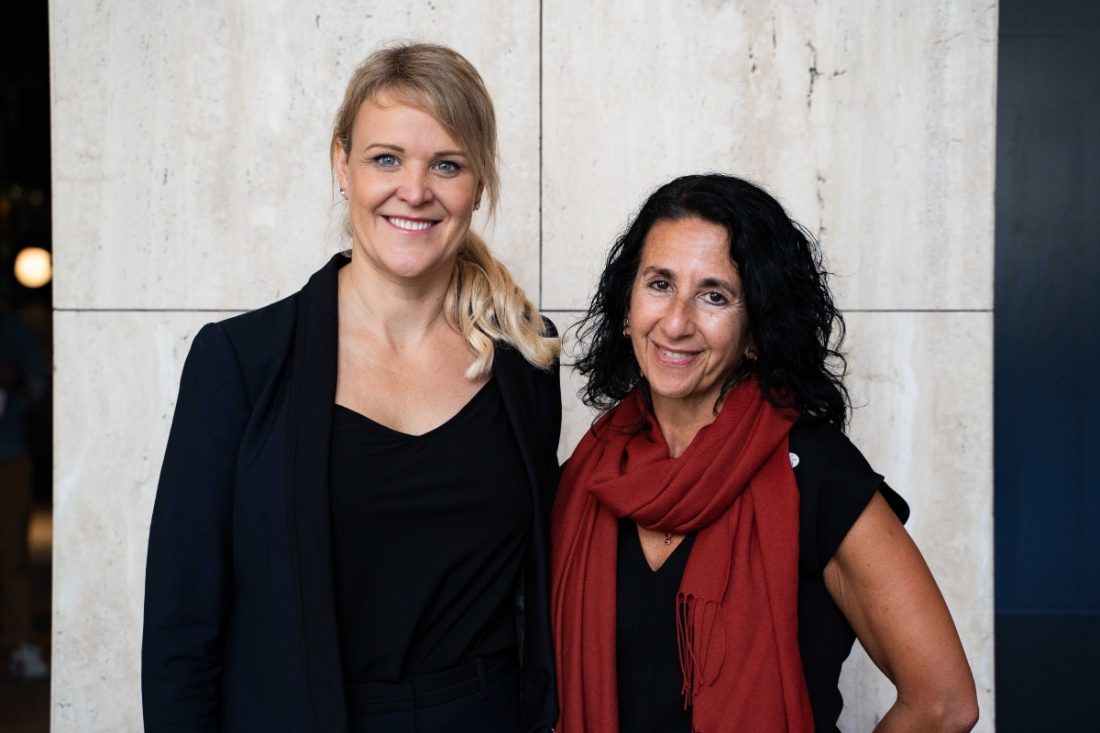 Christina Gerakiteys and Lisa Andrews, SingularityU Christina Gerakiteys and Lisa Andrews