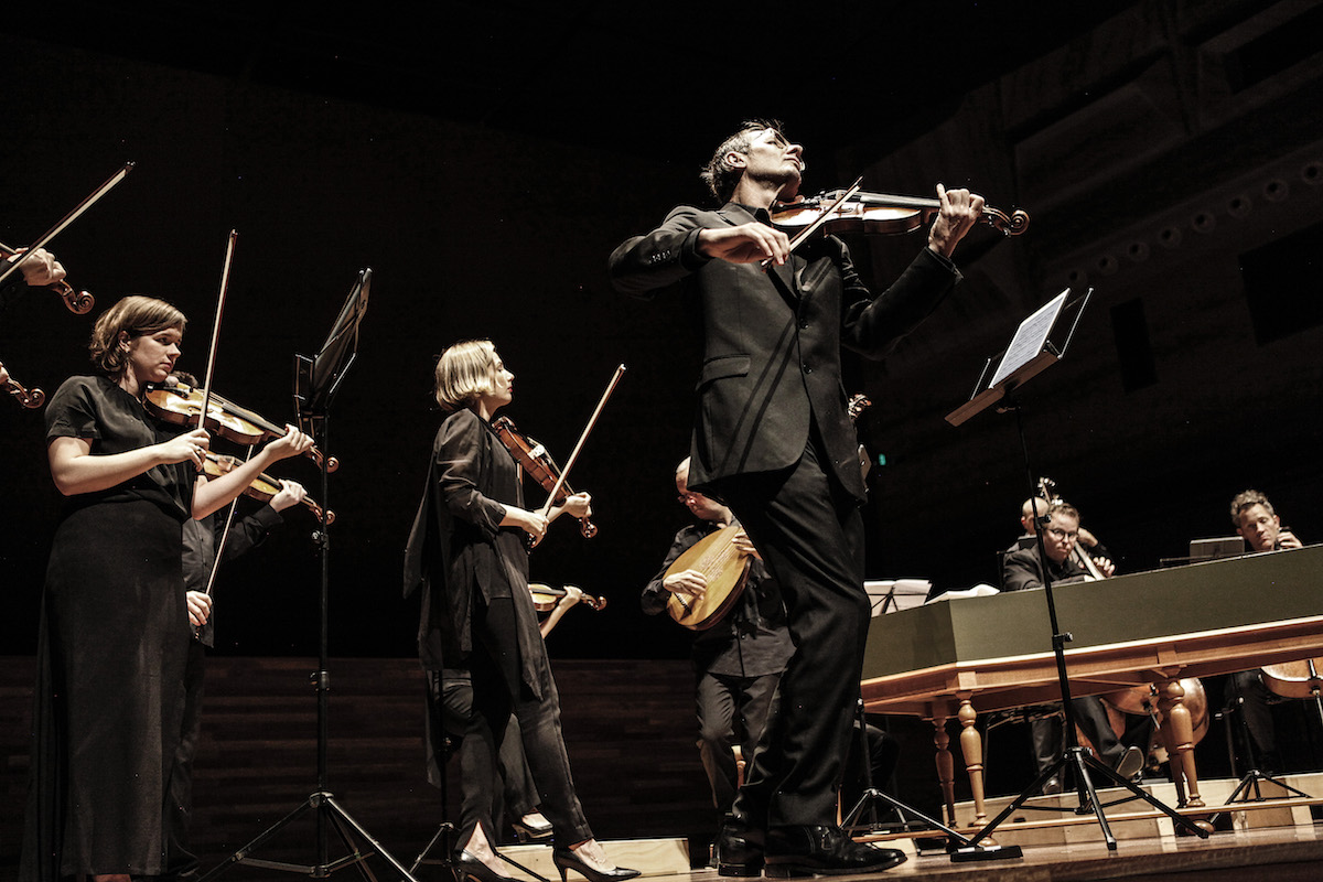 Richard Tognetti and the ACO ahead of the Beethoven extravaganza in 2020. Credit: Julian Kingma
