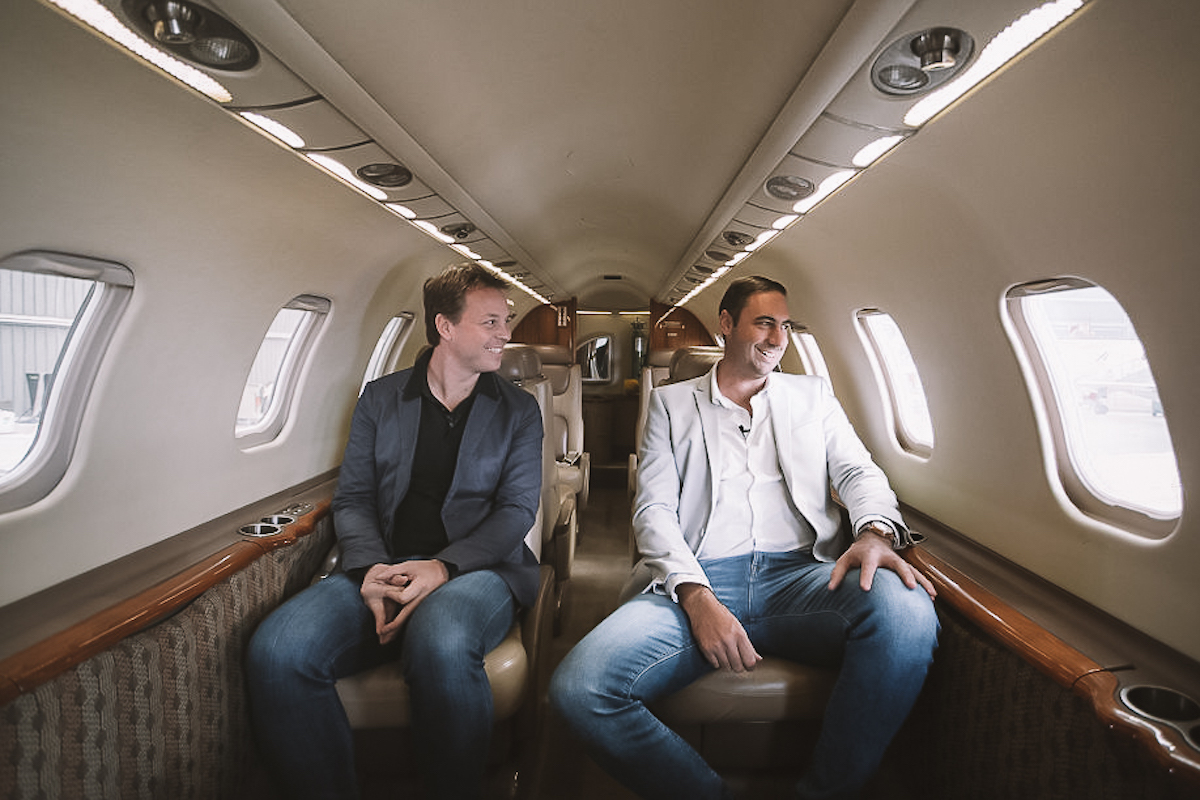 Airly Founders Luke Hampshire and Alexander Robinson