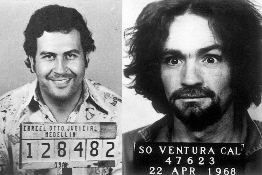 Pablo Escobar and Charles Manson Pablo Escobar and Charles Manson