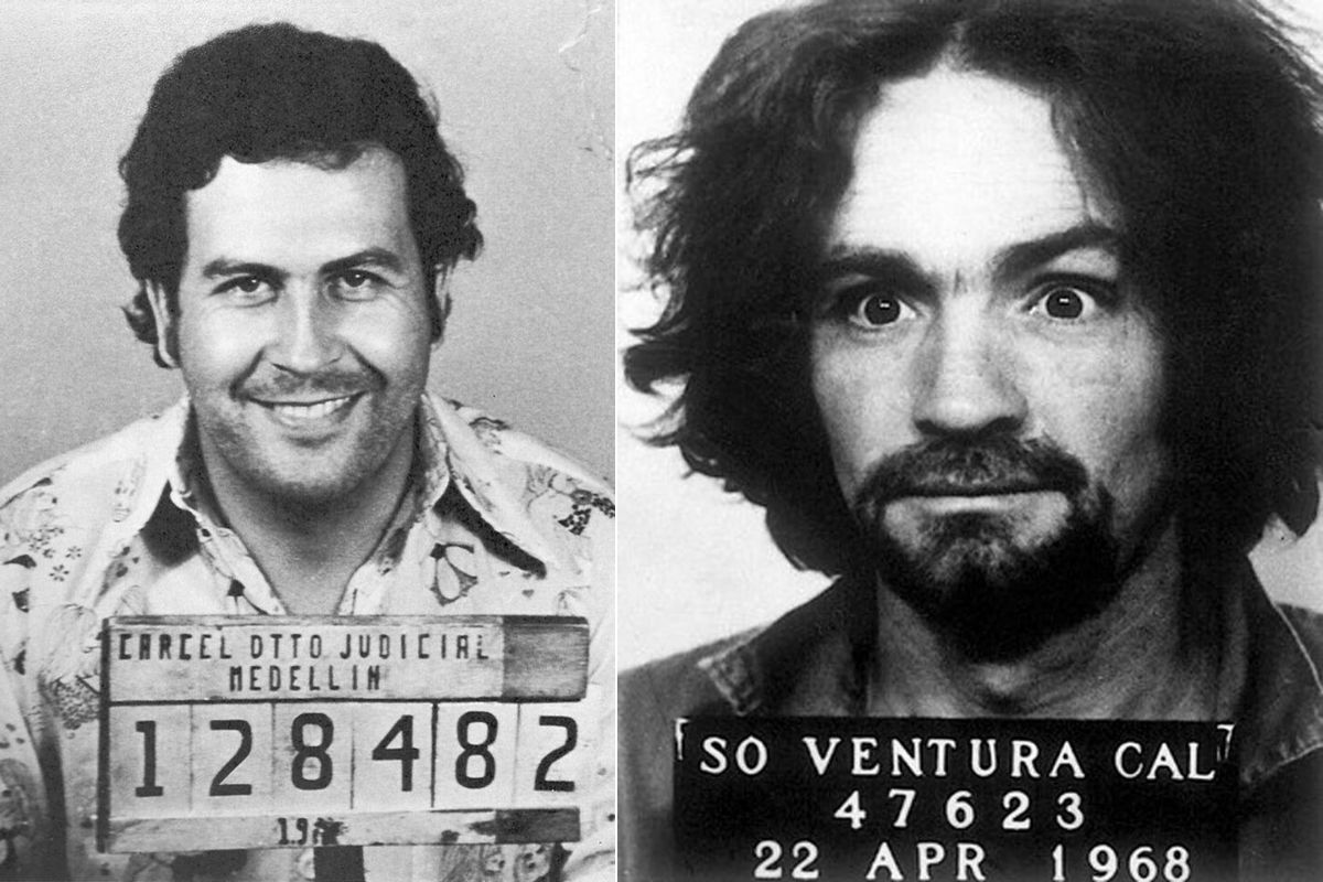 Pablo Escobar and Charles Manson