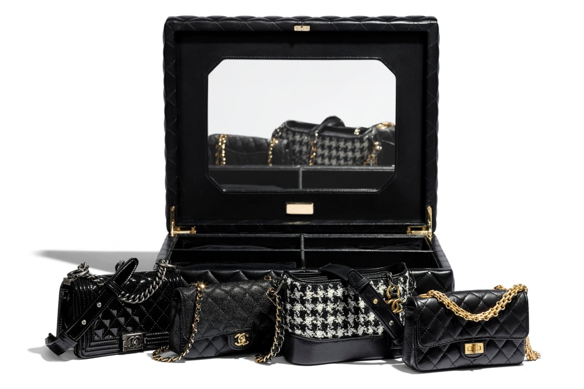 Chanel chest of bags