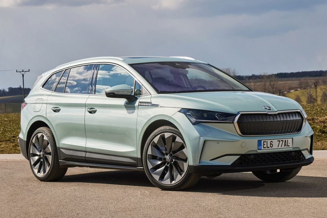 Škoda unveils Enyaq iV with leasing maintenance and petrol car option