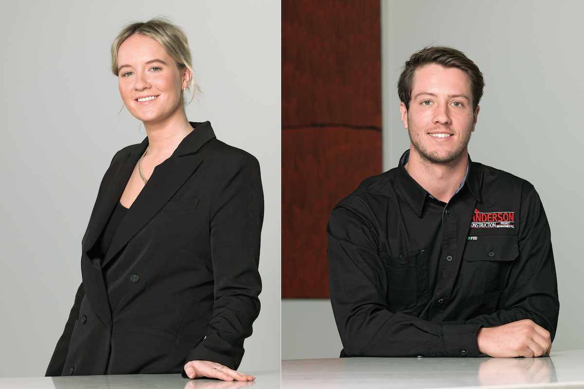 Sarah Anderson & Tom Anderson, Project and Client Relations Manager & Site Manager of Anderson Construction Project Management