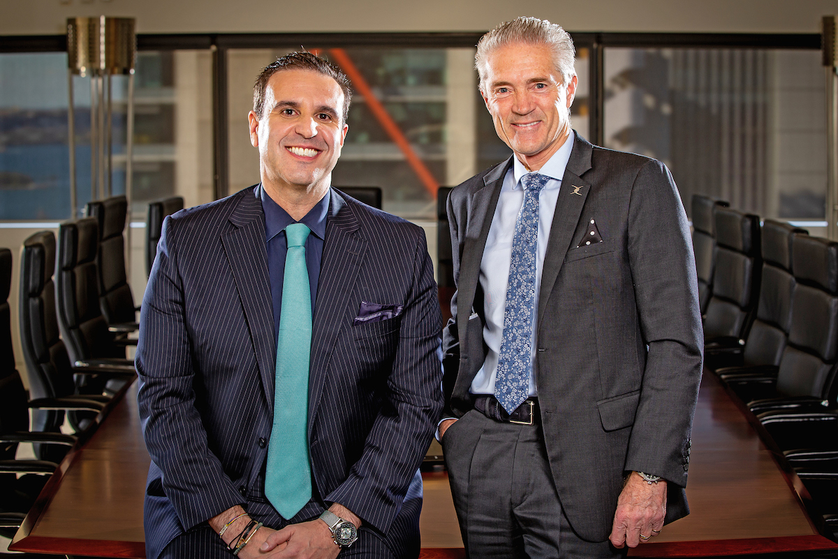 Shaun Bonétt and Trevor Dill, Managing Director and COO of Precision Group