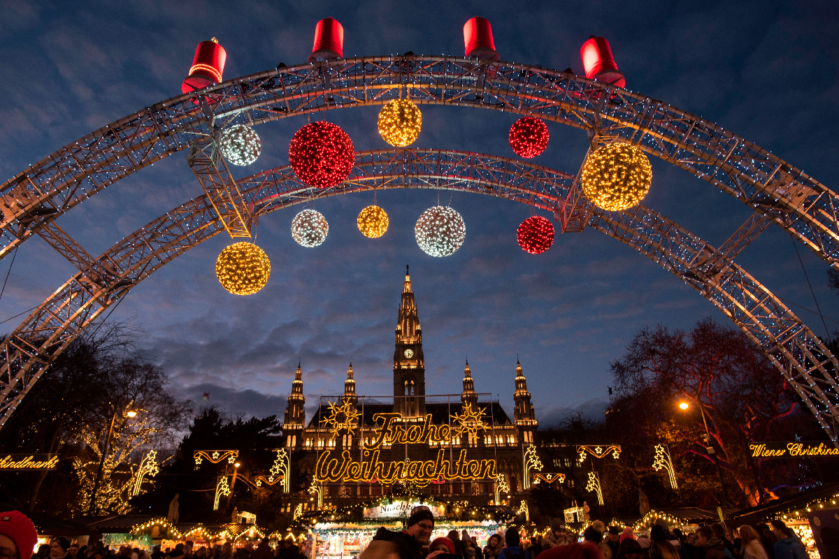 Christmas lights Vienna