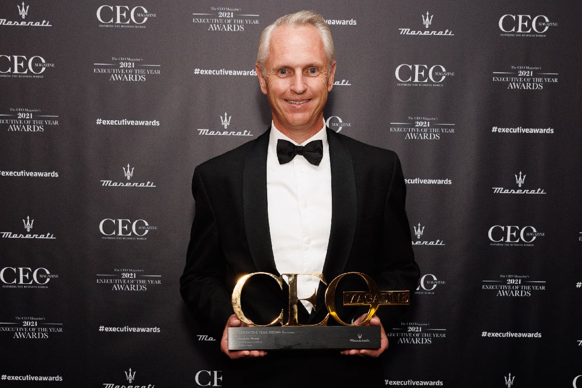 CEO of the Year Andrew Hume