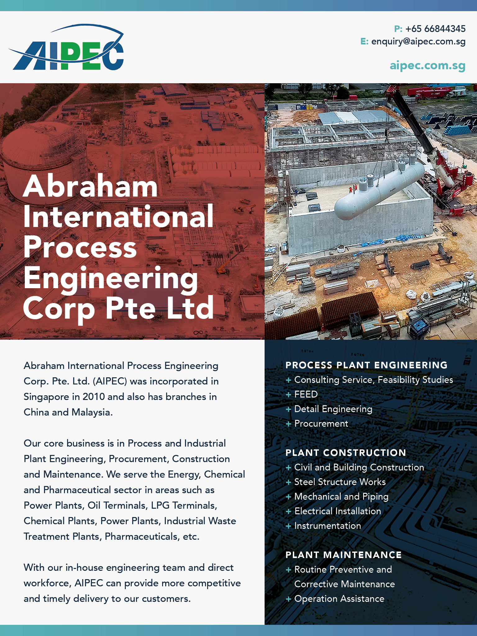 Abraham International Process Engineering Corp (AIPEC)
