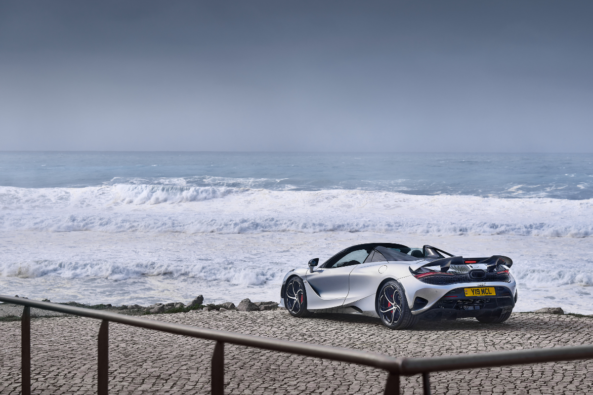 McLaren 750S by the sea