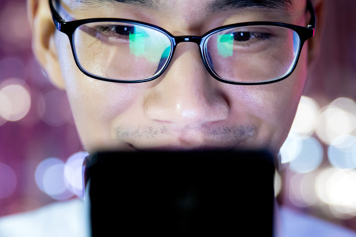 User on smartphone, TikTok is the newest of the tech unicorns