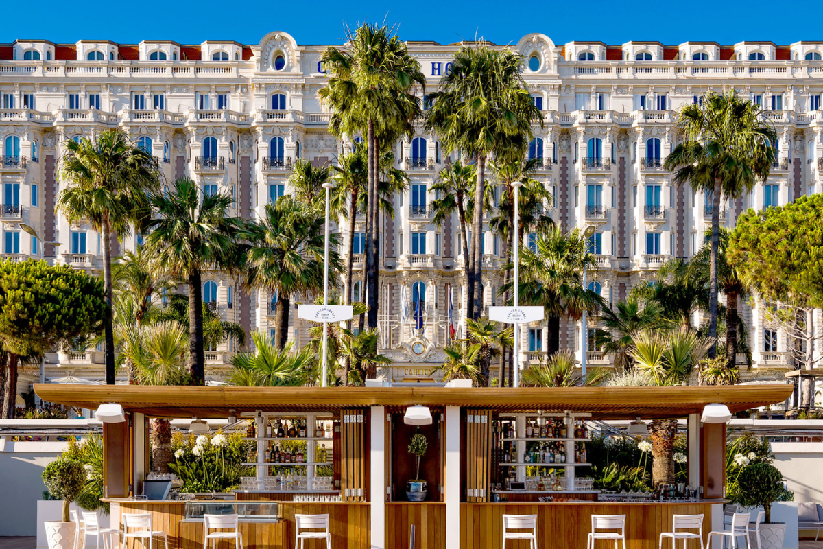 Exterior of Carlton Cannes on the Côte d’Azur